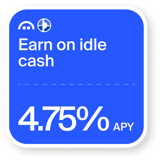 Earn on idle cash